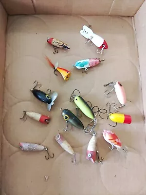 Fishing Lures Lot Of 14 Mixed Topwater Crankbaits & Plugs . • $29.99