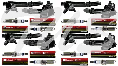 Set Of 8 Ignition Coil + 8 Motorcraft Spark Plug 2012 Ford F150 6.2L DG525 DG526 • $225.25
