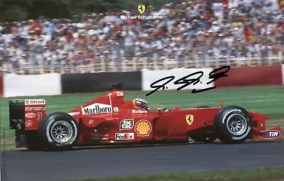 Michael Schumacher Signed Ferrari Card (280x180mm) • $164.21