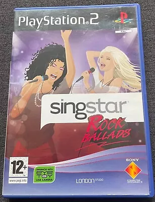 £3.49 • Buy SingStar: Rock Ballads - Solus PS2 (Sony PlayStation 2, 2007) Tested - Complete 