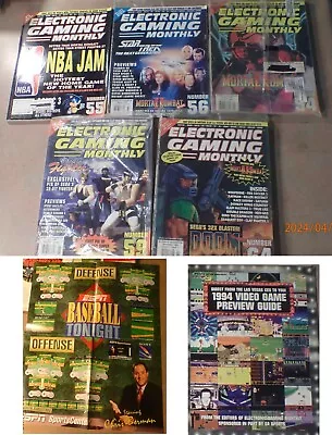 5 Electronic Gaming Monthly Magazines March January February June November + PRE • $39.99