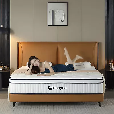 12 Inch Mattress Full Queen King Gel Memory Foam And Innerspring Hybrid In A Box • $259.35