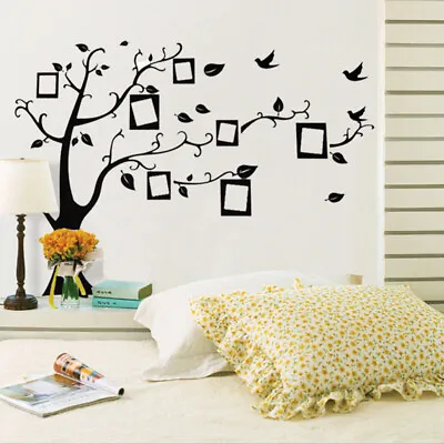 3d Diy Photo Tree Bird Pvc Wall Decal Family Sticker Mural Art Home Decor.j6  ZD • £6.52