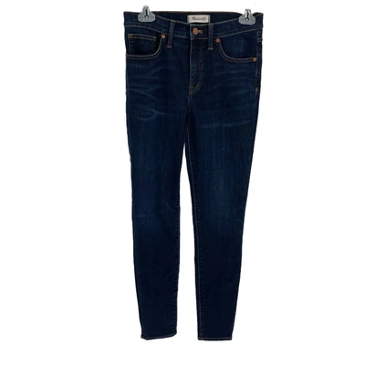 £28.51 • Buy Madewell Women’s 9  High Rise Skinny Jeans Dark  Wash Size 27 Tall