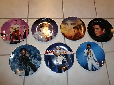 Elvis Presley Collectors Plates Lot Of 7 Delphi ++ • $61.75