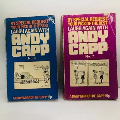 Andy Capp Vintage Comic 2-Book Bundle - Number 6 & 7 - Reg Smythe - Free Postage • $19.30