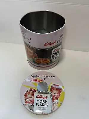 Vintage Kelloggs Rice Krispies Storage Tin - Mother Did You Say Kelloggs • £12