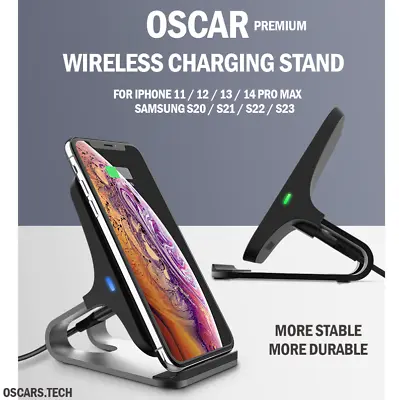 Wireless Charger Stand Charging For IPhone 14/13/12/11 Pro Samsung S23/S22/S21 • $44.75