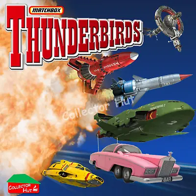 Gerry Anderson Thunderbirds Matchbox Die Cast Pullback Models & Figurines SEALED • £12.99