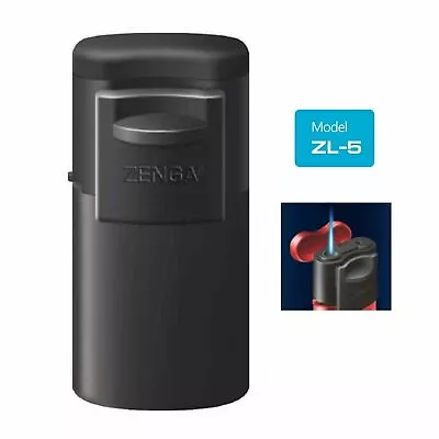 £3.99 • Buy Black Rubber Slider Jet Zenga Lighter, Refillable Lighter, Windproof - ZL-5