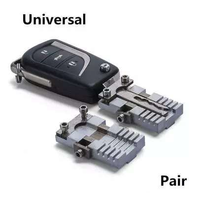 2X Car Key Cutting Clamp Tool Lock Key Blade Mould Mounting Holder  Universal • $40.45