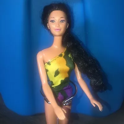 VINTAGE 1980 TROPICAL MIKO HAWAIIN  BARBIE DOLL Preowned No Lei No Box • $24