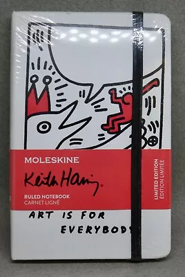 NEW Moleskine Keith Haring Ruled Notebook Never Opened Art Is For Everyone • $5.50