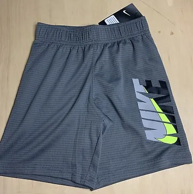 Nike Athletic Shorts Smoke Grey Youth Size 6 New With Tags Free Shipping • $10