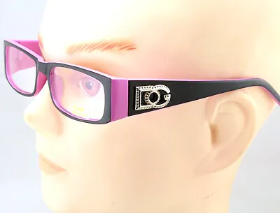 New Womens Clear Lens Frame Eyeglasses Rectangular Optical RX Fashion Designer • $9.49
