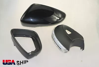 $49.99 • Buy  For VW CC EOS Side Mirror Cover Frame Turn Light 2011-2016 LH Driver Side OEM