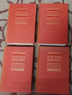 R. E. Lee A Biography Douglas Southall Freeman 4 Volumes • $139