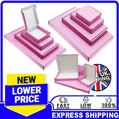 Pink Mini Large Letter C4 C5 & C6 Postal Cardboard Shipping Die Cut Boxes • £220.09