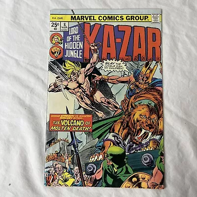 Ka-Zar (2nd Series) #8 (March 1975 Marvel) HIGH GRADE! WE COMBINE SHIPPING! • $14.50