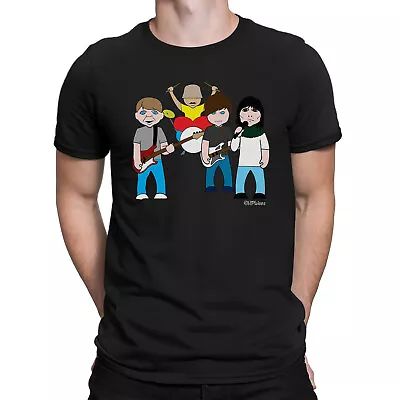 £13.99 • Buy Mens ORGANIC Cotton T-Shirt VIPwees Madchester Pioneers Rock Band Caricature Eco