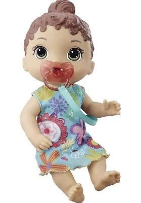 Baby Alive Baby Lil Sounds: Interactive Brown Hair Baby Doll Kid Toy - Brand New • $16.99