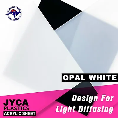 OPAL WHITE Acrylic Sheet Light Diffuser Panel Perspex 【Up To 20% OFF】FREE POST • $210