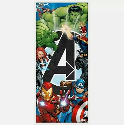 Avenger Plastic Door Cover Poster Birthday Party Supplies 1 Per Package Marvel • $8.09