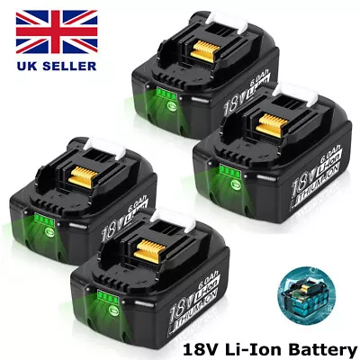 For Makita 18V Battery Lithium Ion BL1860B BL1850B BL1840B BL1830 LXT-400 6.0Ah • £15.89