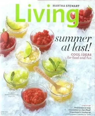 Martha Stewart Living Magazine #211 June 2011 Summer Pies Reunion Campfire Cook • $37.60