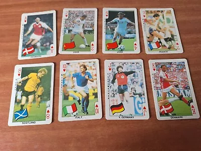 Dandy Gum 1986. Football.  8 Hearts Playing Cards  VG. • £7.50