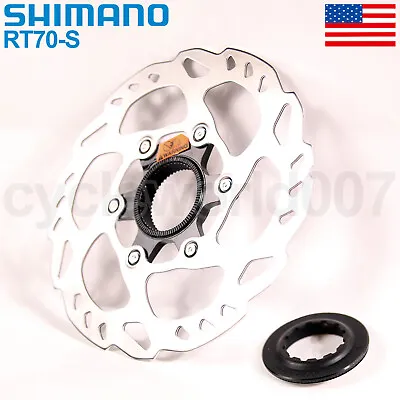 Shimano SLX RT70 Centerlock Disc Brake Rotor 160mm W/Lock Rings ICE-TECH 3-Layer • $16.49