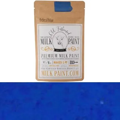 Old Fashioned Milk Paint Color: Federal Blue Pint – Packaged As Powder • $18.99