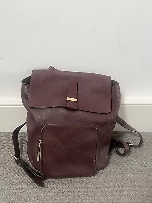 Whistles Leather Backpack Dark Tan • £15