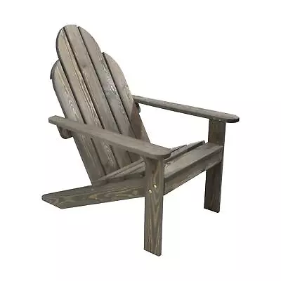 £69.99 • Buy Adirondack Chair Sun Lounger Wooden Garden Furniture Patio/Deck Wood Armchair