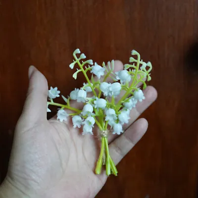 3PC 1:6 Scale Dollhouse Miniatures Lily Of The Valley Flowers Decor Accessories • $6.99