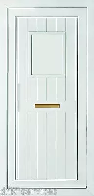 White Full Height Upvc Door Panel (chatsworth Solid ) Cut To Size Free • £160