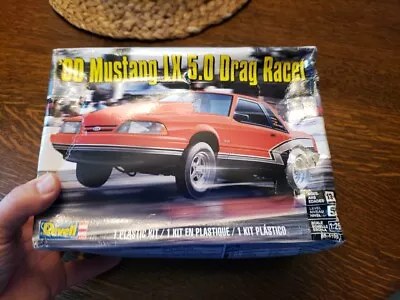 Revell '90 Mustang LX 5.0 Drag Racer 1:25 Model Kit 4195 Open Box New • $14.99