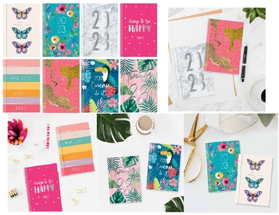 £2.99 • Buy 2023 Pocket Diary 11cm Size Girls Cute Week To View Diaries Full Year Small Book
