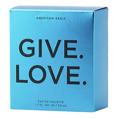 American Eagle Give Love 1.7 Ounce Eau De Toilette Unisex Fragrance New SEALED • $3.25