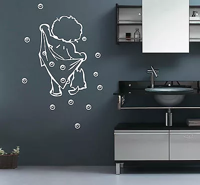£14.03 • Buy BATH Bathroom Bubble Removable DIY Wall Stickers Decal UK    SH165