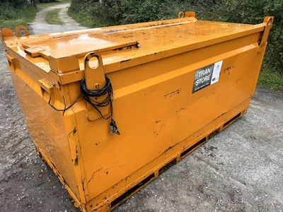 £975 • Buy Transtore Bunded Diesel Fuel Tank 2000 Litre 12v Pump Red Diesel Tractor