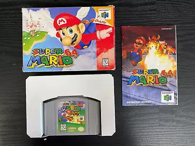 Super Mario 64 For Nintendo 64 N64 Complete In Box CIB Good Shape PU • $174.99