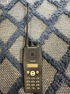 Motorola PR400 UHF Radio And Antenna Only Powers On Read Description • $80