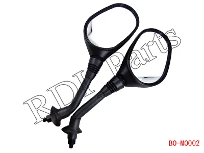 Rear View Mirrors Motorcycle ATV Scooter Moped Vespa Peace GY6 50 150 250 Cc 8mm • $12.95