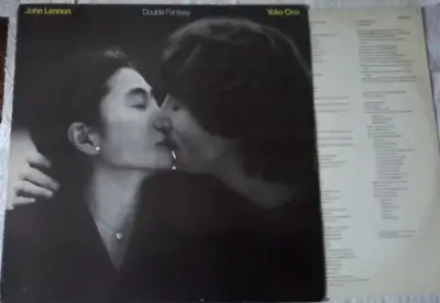 John Lennon Yoko Ono Double Fantasy UK Original Pressing LP 1980 • £6