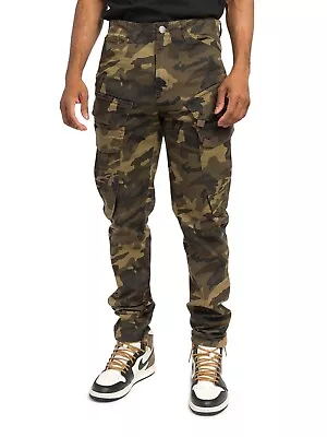 Victorious Men's Casual Dual Big Pocket Comfortable Cargo Pants DL1394 DL1402 • $39.95