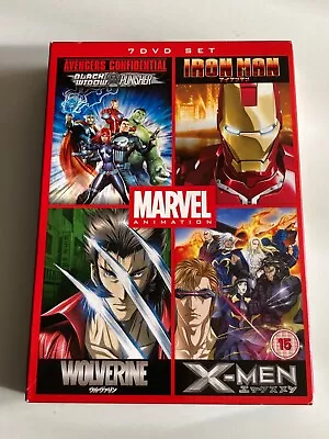 Marvel Animation 7 Disc Box Set DVD • £8.50