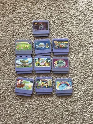 $15 • Buy Lot Of 10 Vtech  V Smile V Motion Learning System Video Game Cartridges D