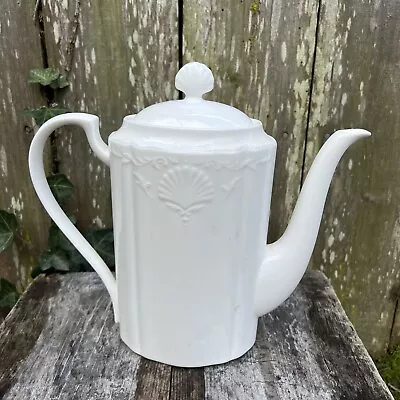 Mikasa Coffee Pot Hampton Bays Ultra Ceram  - Embossed Shells - DY900  • $35.99