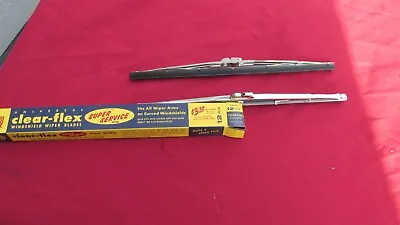 NOS 12  Windshield Wiper Blades ANCO 525 Clear-Flex Chrome Vintage MoPar Olds • $34.88